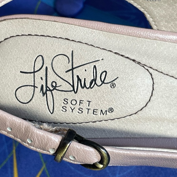 Life Stride peep toe sling back heels - Picture 6 of 8